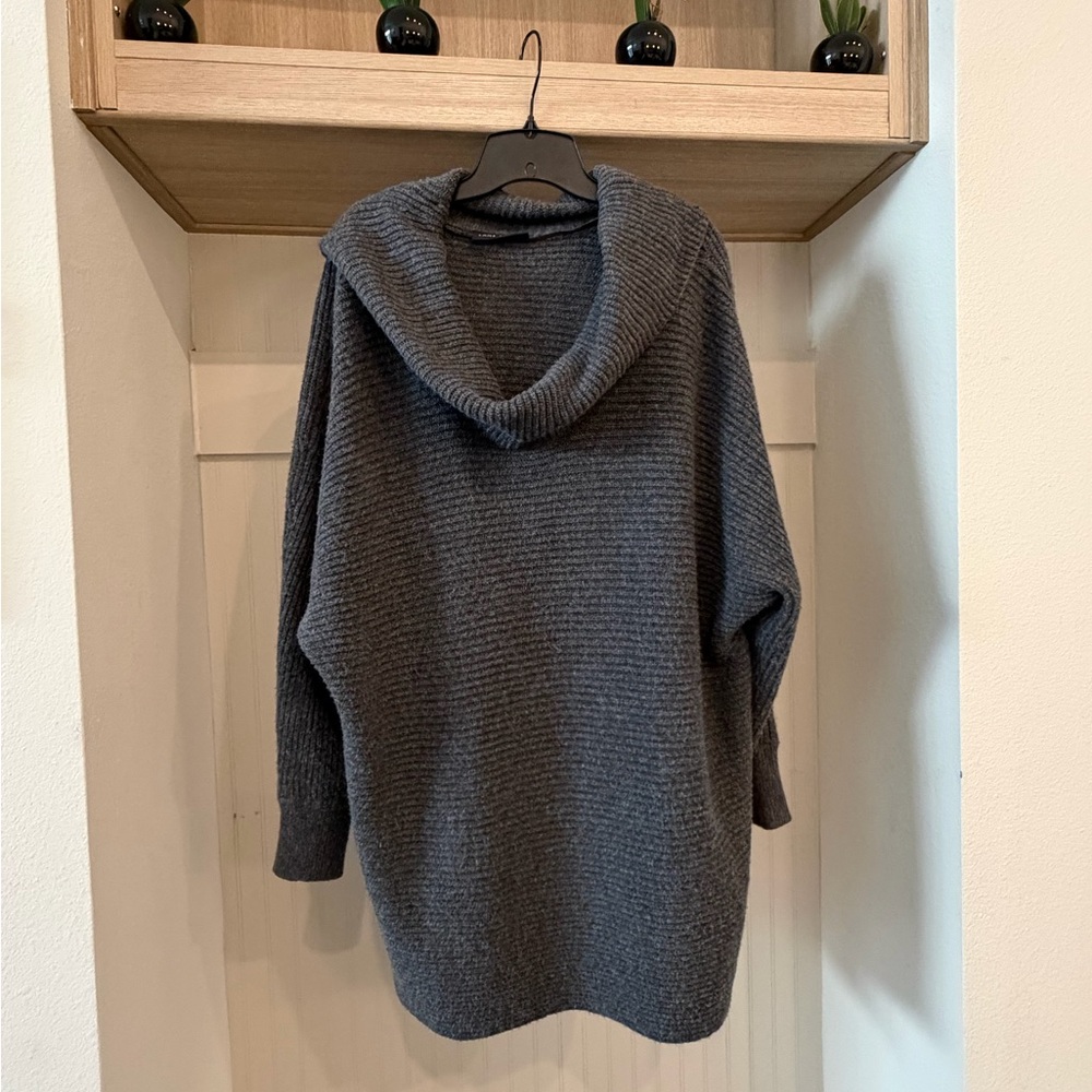 Lane Bryant Charcoal Cowl Neck Sweater